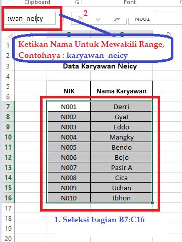 Database untuk mengisi Form secara otomatis Mengisi Cells Secara otomatis sesuai Id yang di pilih