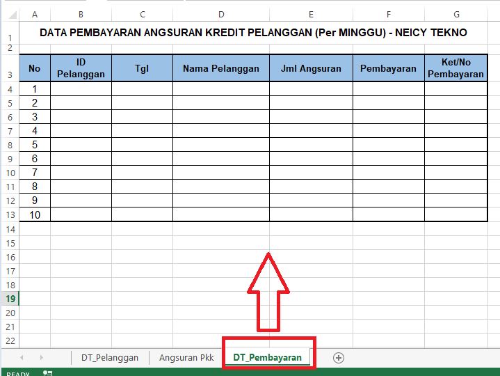 Pembayaran angsuran Kredit
