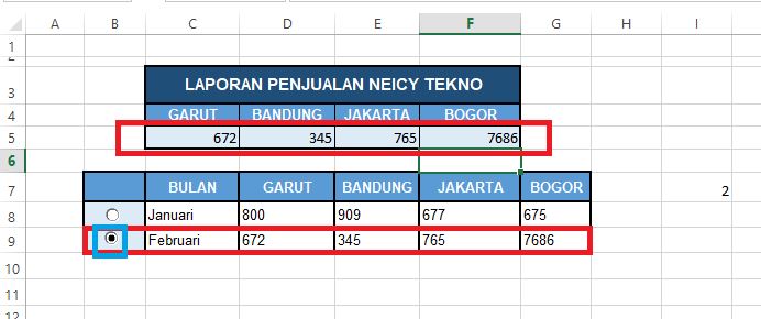 Membuat Tombol di Excel