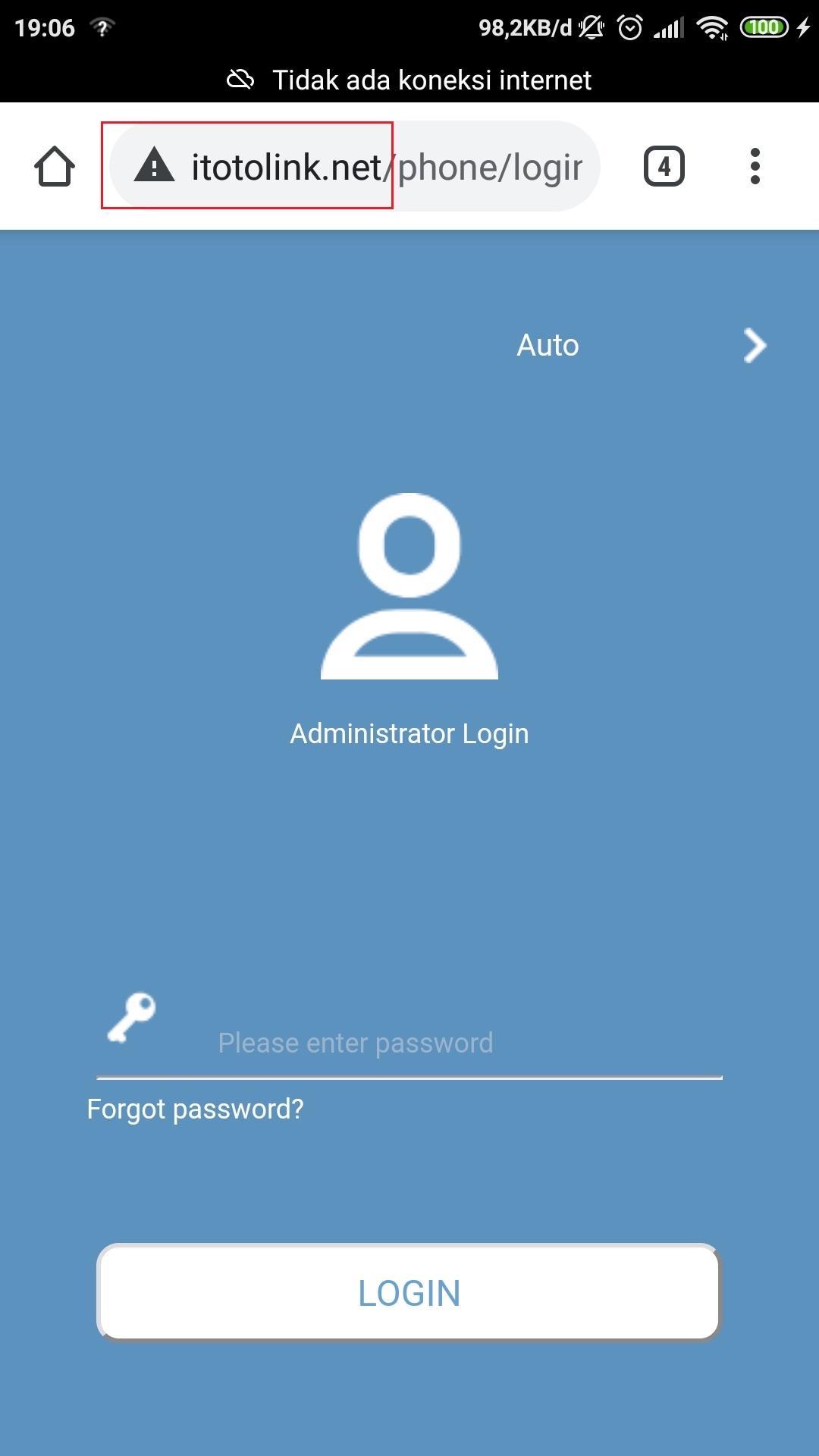 cara masuk localhost totolink menggunakan dns