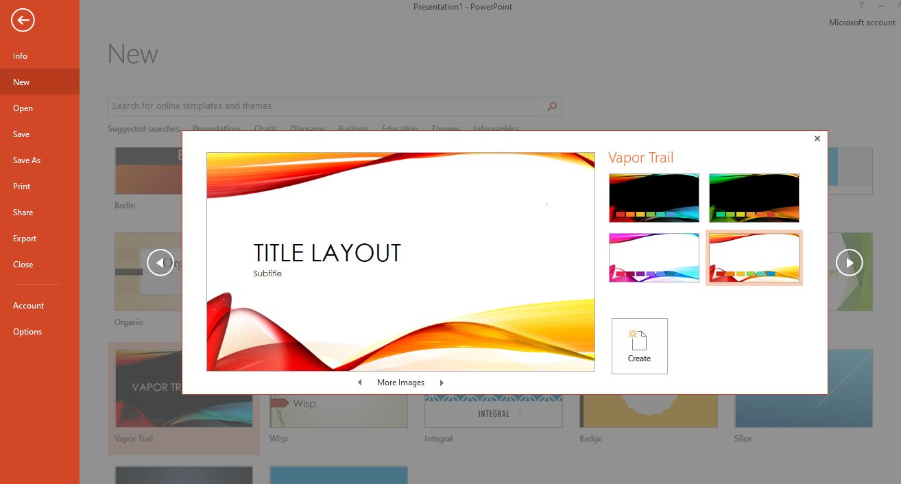 Template PowerPoint Keren