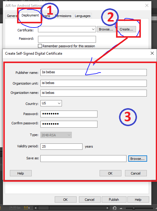  Create Certificate
