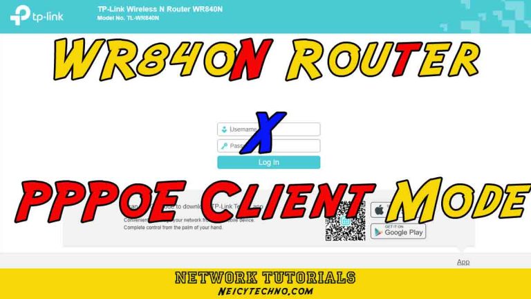 Tplink Using set PPPoE Client