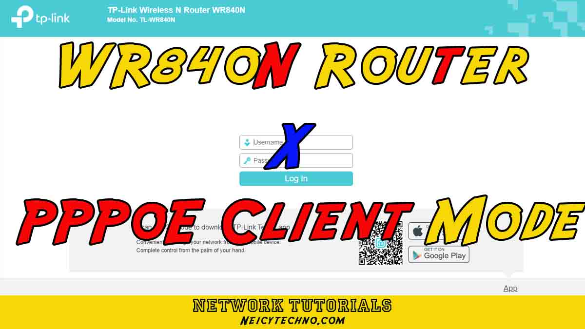 Tplink Using set PPPoE Client