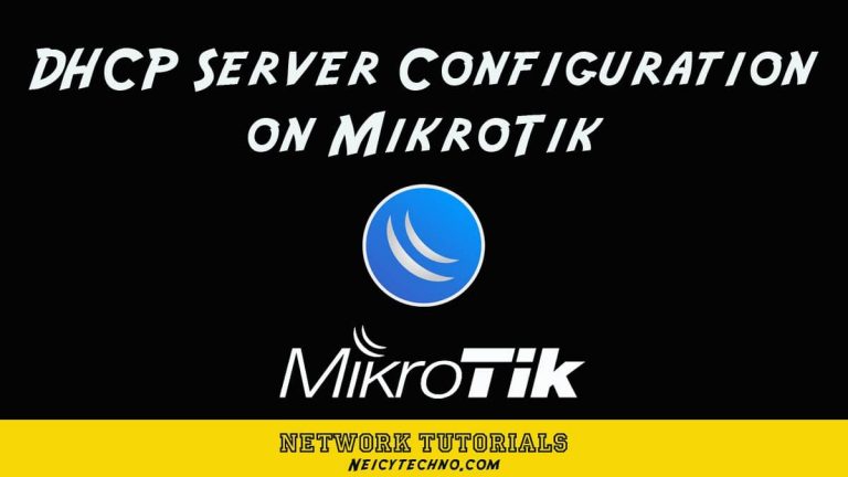 DHCP SERVER Configuration on Mikrotik RouterBoard