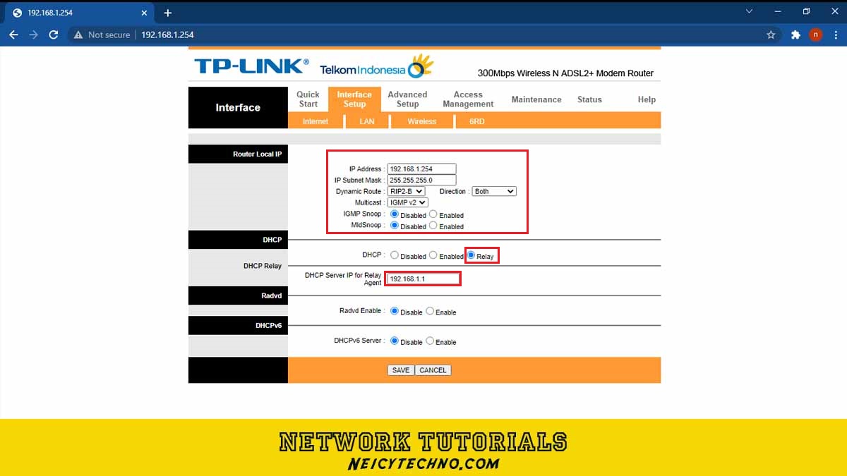 settingan pararel wifi