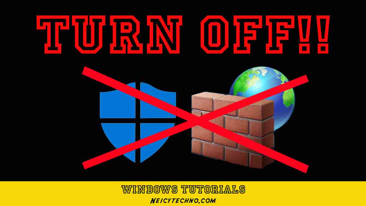 TURN OFF ANTIVIRUS & FIREWALL