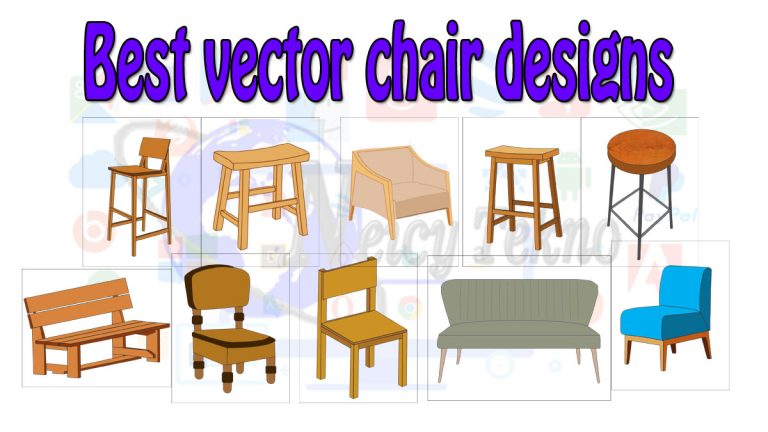 10 best vector chair designs for beginners furniture outline