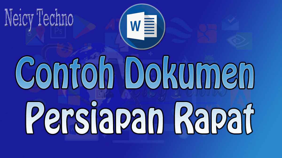4 Contoh Dokumen Persiapan Rapat Resmi