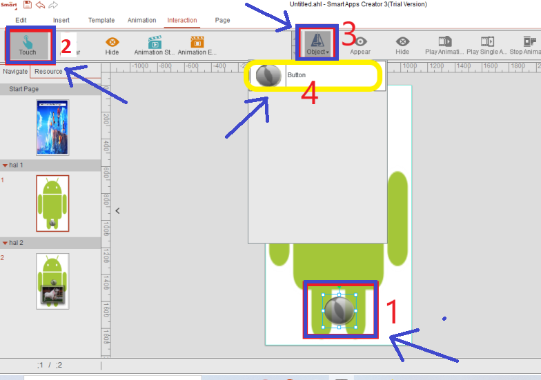 How to make Navigation Button