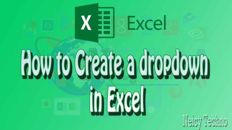 dropdown in Excel
