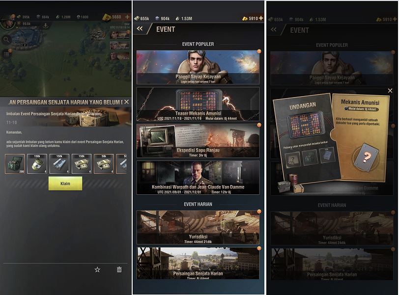 Event dan Hadiah Game Warpath