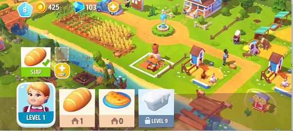 Aktifitas berkebun di FarmVille