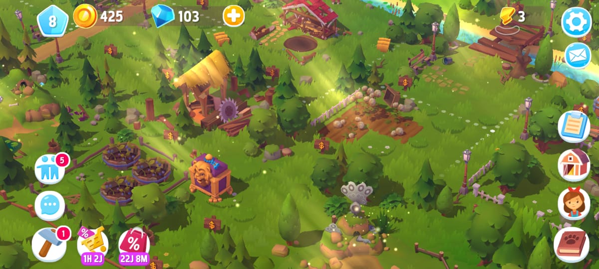 Memperluas area perkebunan dan peternakan di FarmVille