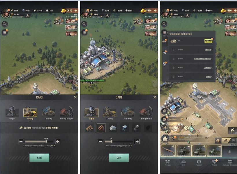 Tips Mencari Persediaan dan Sumber Daya Warpath