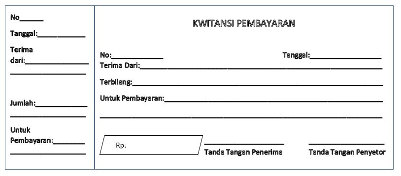 Contoh Kwitansi