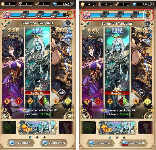 Cara Mendapatkan Hero SSR di Game Mythic Heroes: Idle RPG