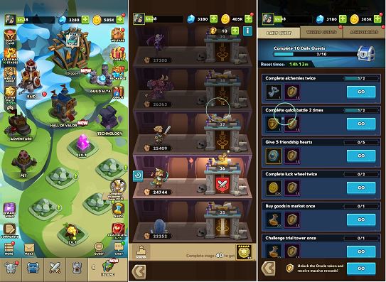 Trik meningkatkan Hero dan mendapatkan Hadiah Gift
