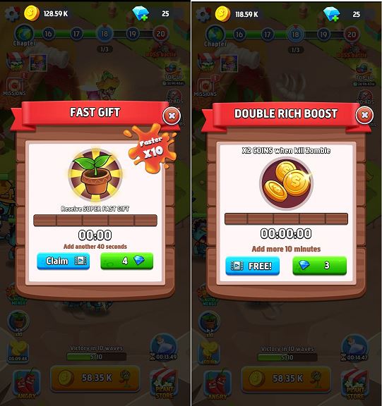 Tips Mendapatkan Tanaman dan Coin dengan cepat