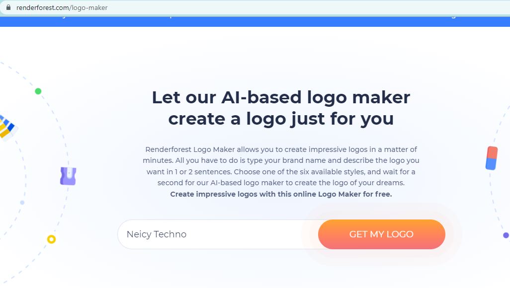 Membuat Logo Brand Online tanpa watermark