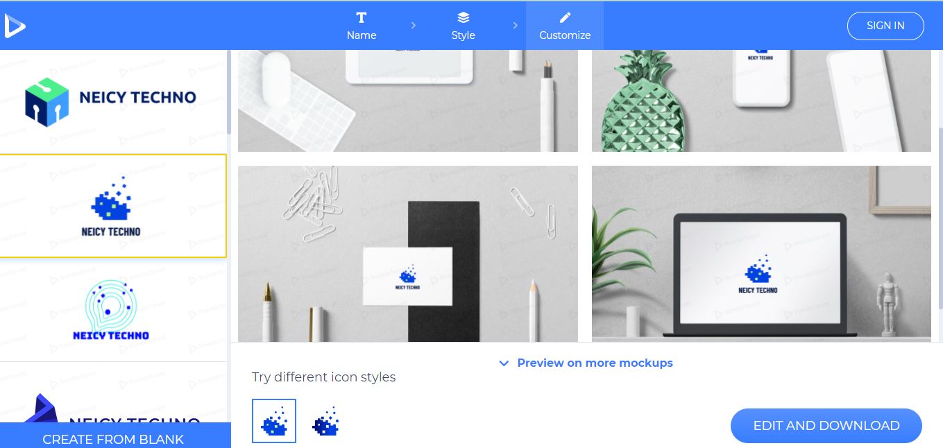 Membuat Logo Gratis secara online