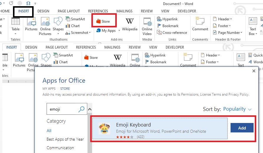 Emoji Keyboard Word