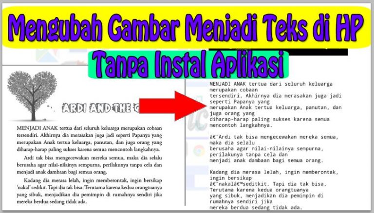Cara Mengubah Gambar Menjadi Teks di HP Tanpa Instal Aplikasi