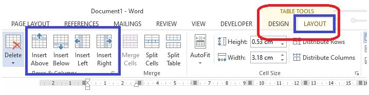 Cara Menambah Baris dan Kolom pada Tabel di Microsoft Word