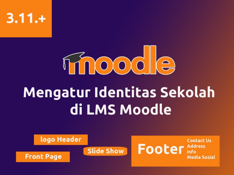 Mengatur Identitas Sekolah di LMS Moodle Lengkap