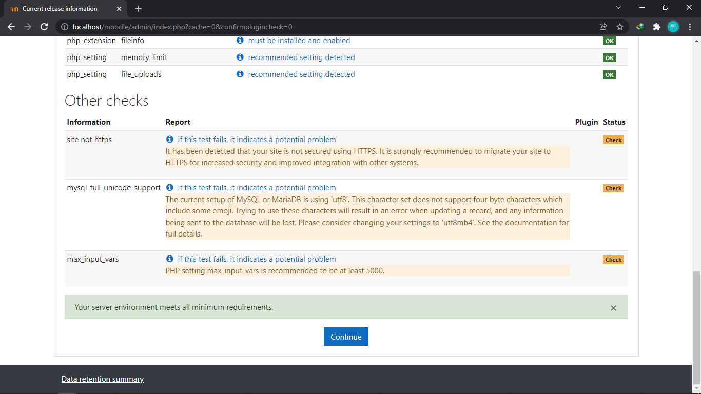 Install Plugin moodle