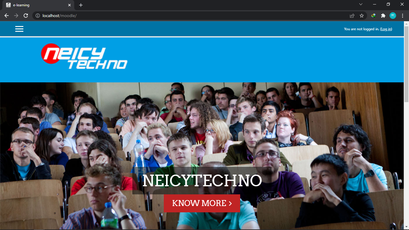 foto slide di lms moodle