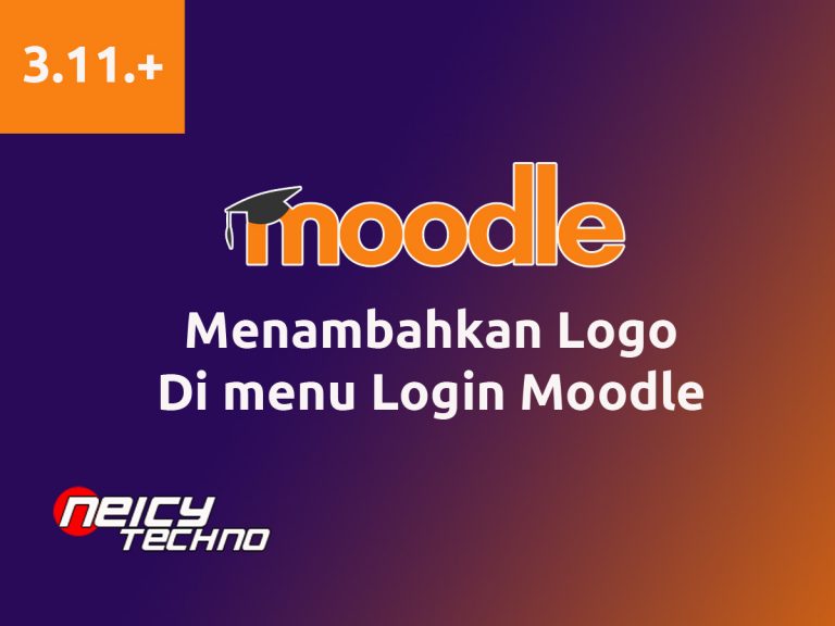 menambahkan logo login moodle