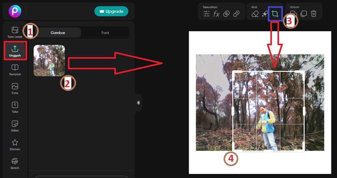 Cara Memotong Foto di Picsart