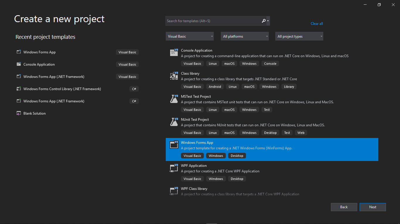 membuat windows form aplication