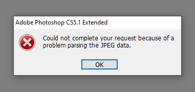 Cara Mengatasi Error Parsing JPEG Data Pada Photoshop.
Cara Mengatasi Problem Parsing the JPEG Data di Photoshop
