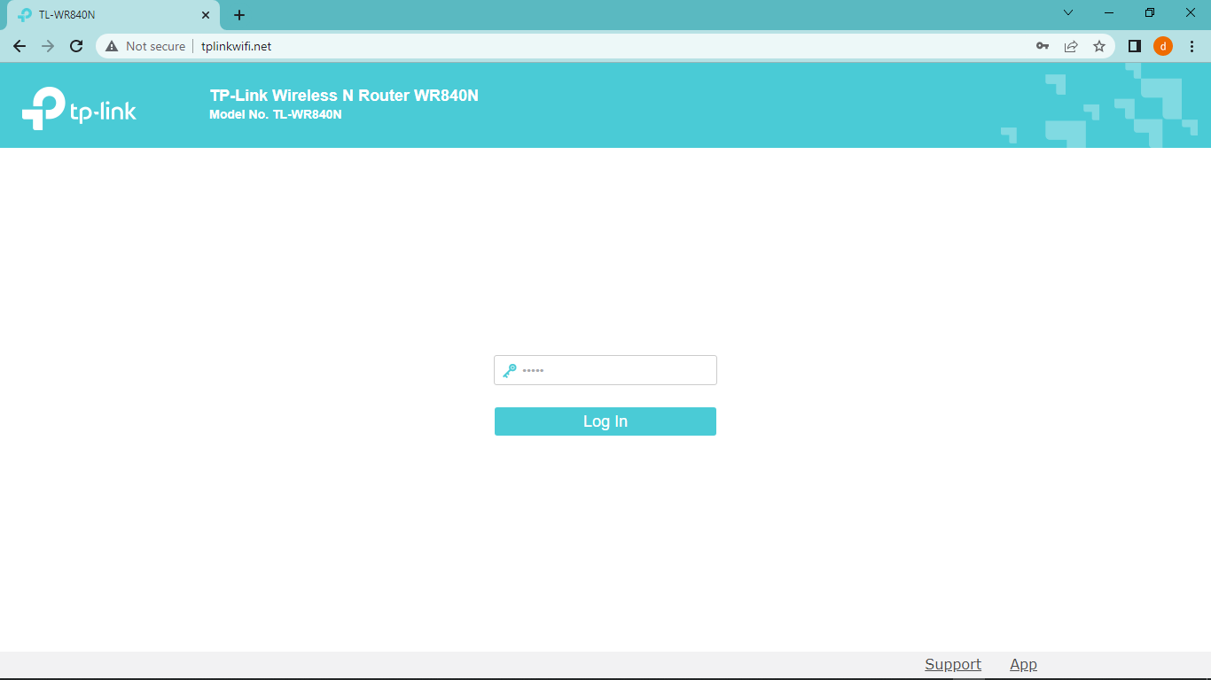 Login Tplink