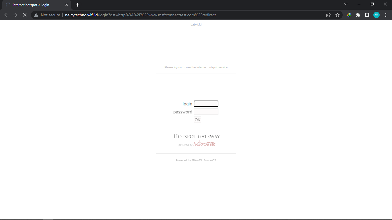 tampilan login hostpot mikrotik