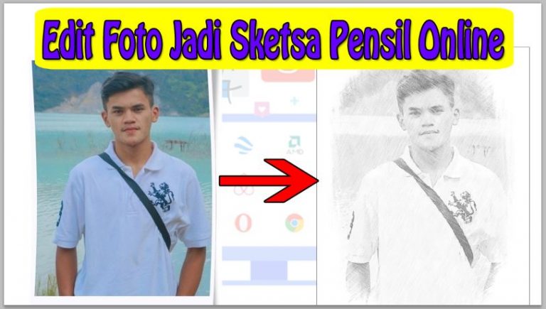 Cara Edit Foto Jadi Sketsa Pensil Online Tanpa Aplikasi