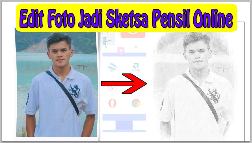 Cara Edit Foto Jadi Sketsa Pensil Online Tanpa Aplikasi