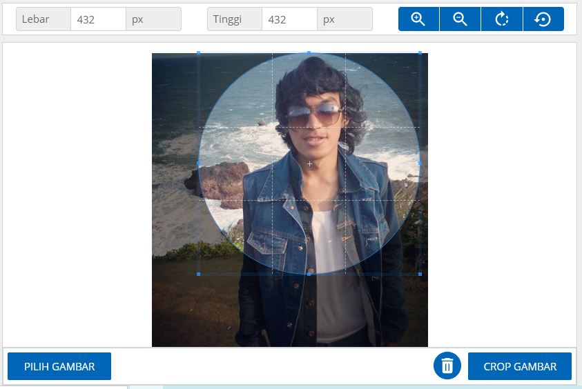 Cara Mudah Crop Foto Menjadi Bulat Online