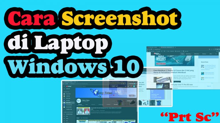 Cara Screenshot di Laptop Lenovo Windows 10