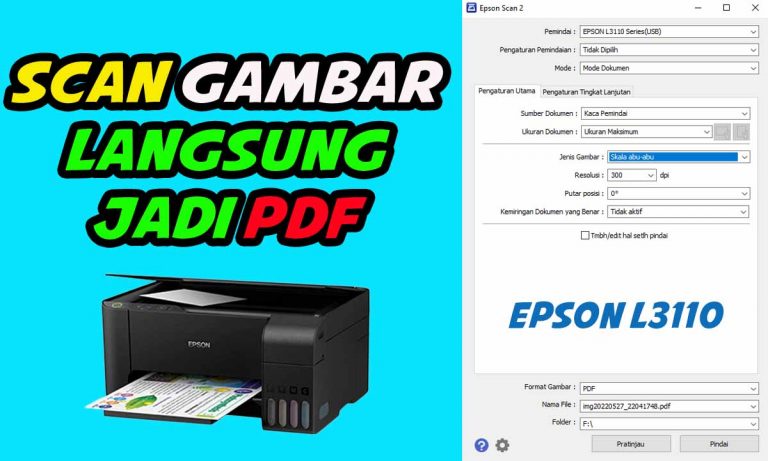 Scan Gambar Langsung Jadi Pdf