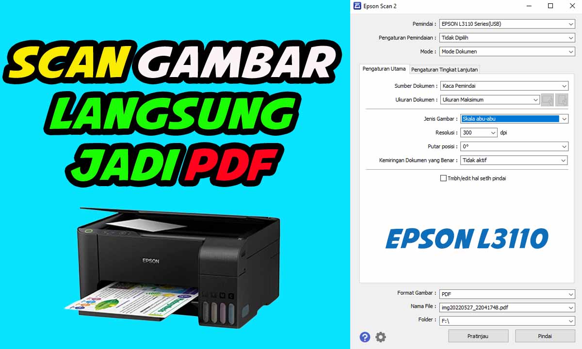 Scan Gambar Langsung Jadi Pdf