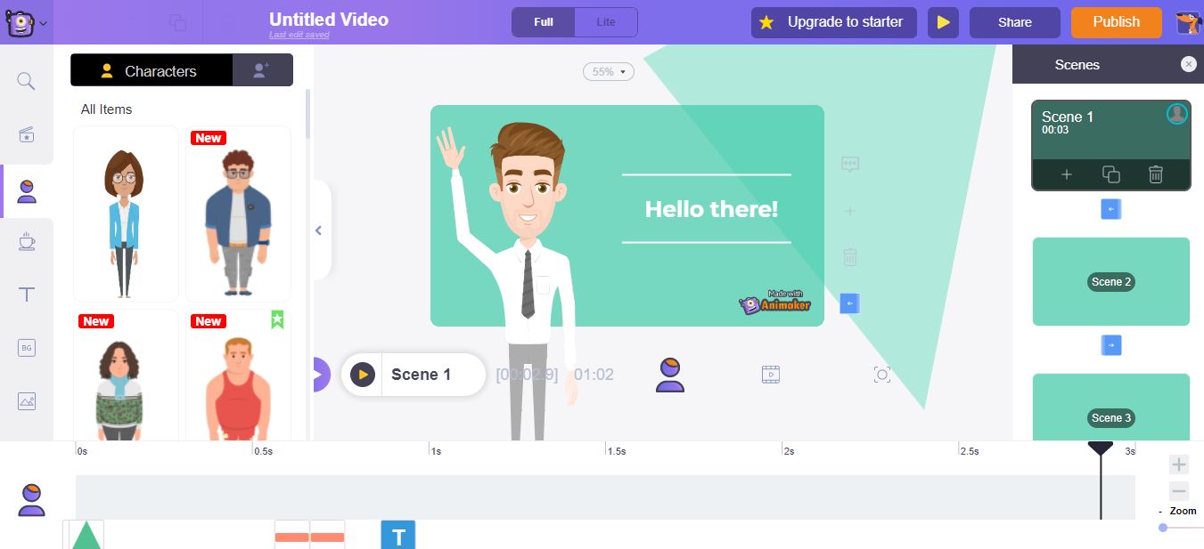 Membuat animasi sederhana secara online