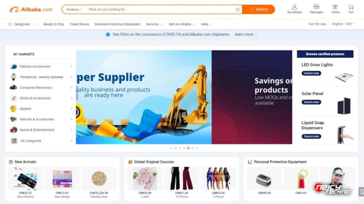 Cara Menjual Barang Di Alibaba