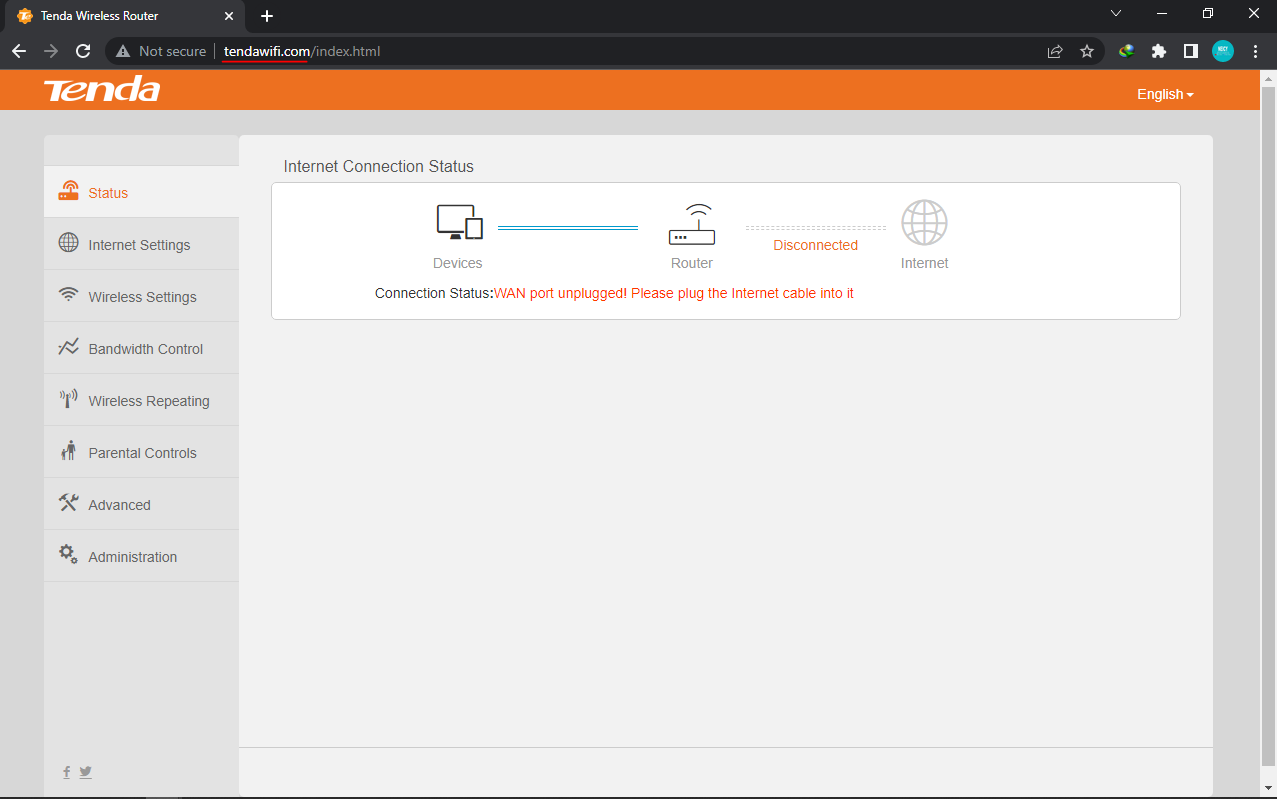 localhost tenda menggunakan domain