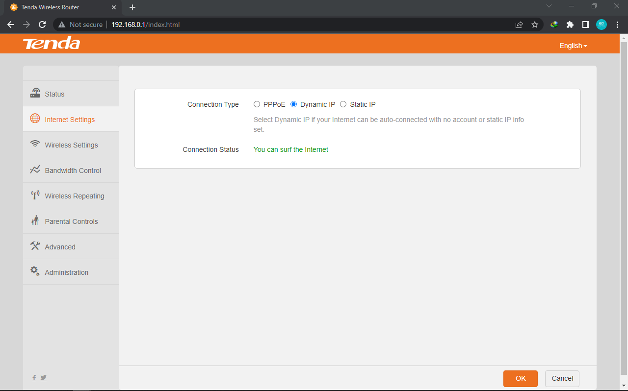 DHCP MODE F3