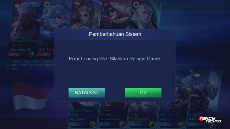 Cara Mengatasi Aplikasi Mobile Legend Tidak Bisa Dibuka