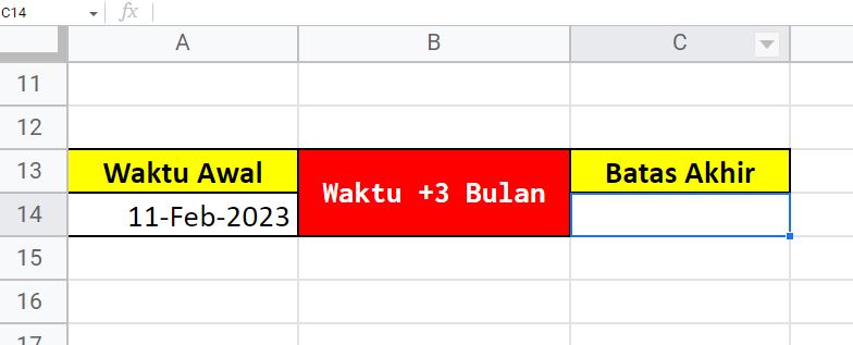 Cara Menambahkan Bulan pada Tanggal di Google Sheet / Spreadsheet