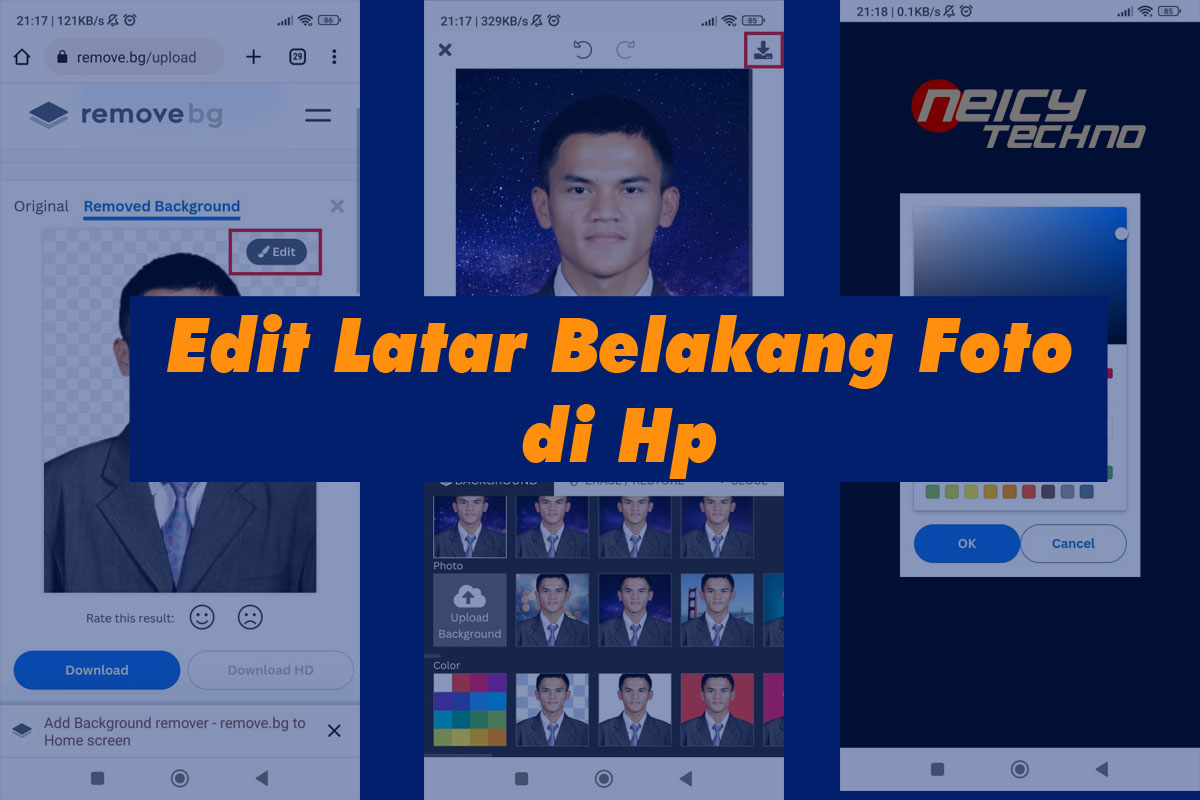 Cara Mengedit Latar Belakang Foto di Hp